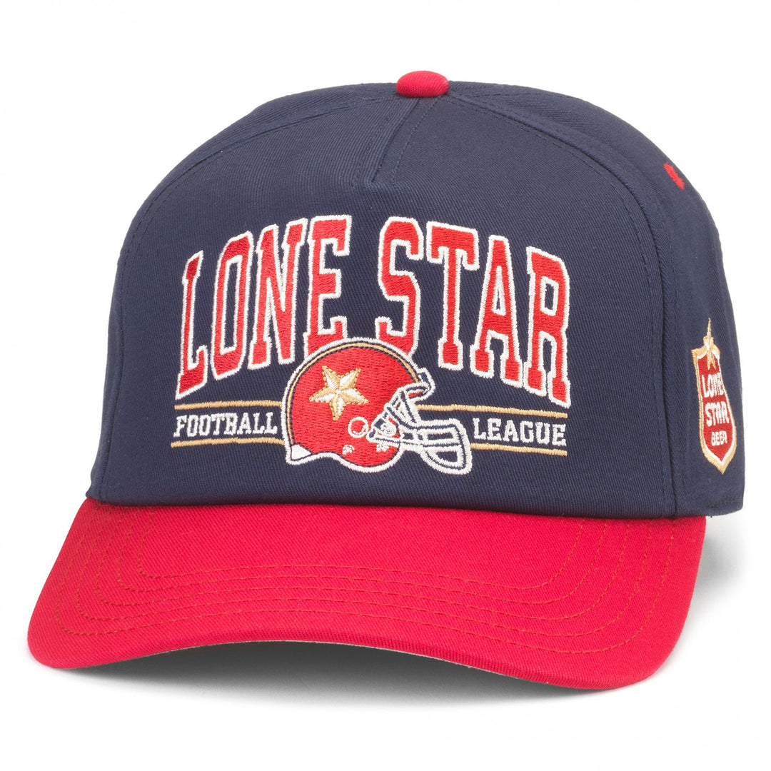 Lone Star Beer Football League Snapback Hat Image 1