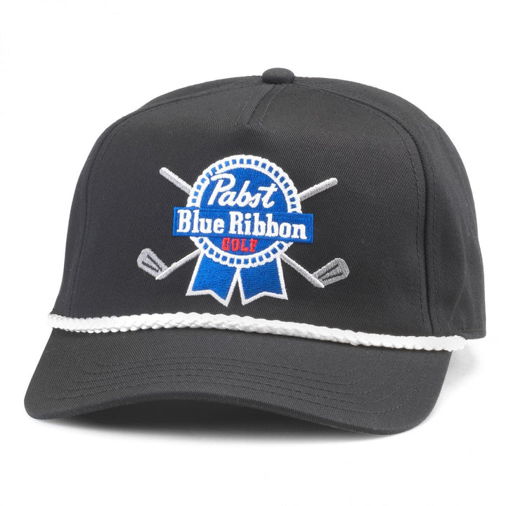 Pabst Blue Ribbon Golf Logo Rope Hat Image 1