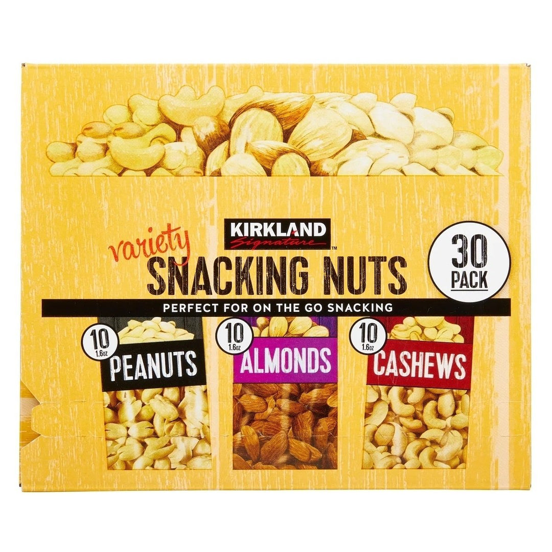 Kirkland Signature Snacking NutsVariety Pack1.6 oz30-count Image 1