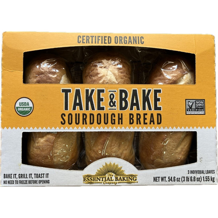 Essential Baking Company Organic Artisan Sourdough Bread 18.2 Ounce (Pack of 3) Image 1