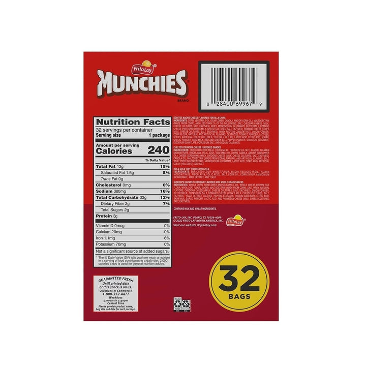 Munchies Snack Mix Cheese Fix 1.75 Ounce (Pack of 32) Image 4