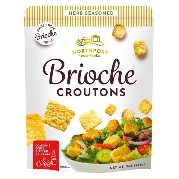 NorthPort Foodworks Brioche Croutons 16 Ounce Image 1