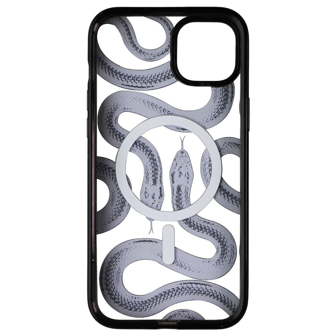 CASETiFY Impact Series Case for MagSafe for iPhone 15 Plus - Black Kingsnake Image 3