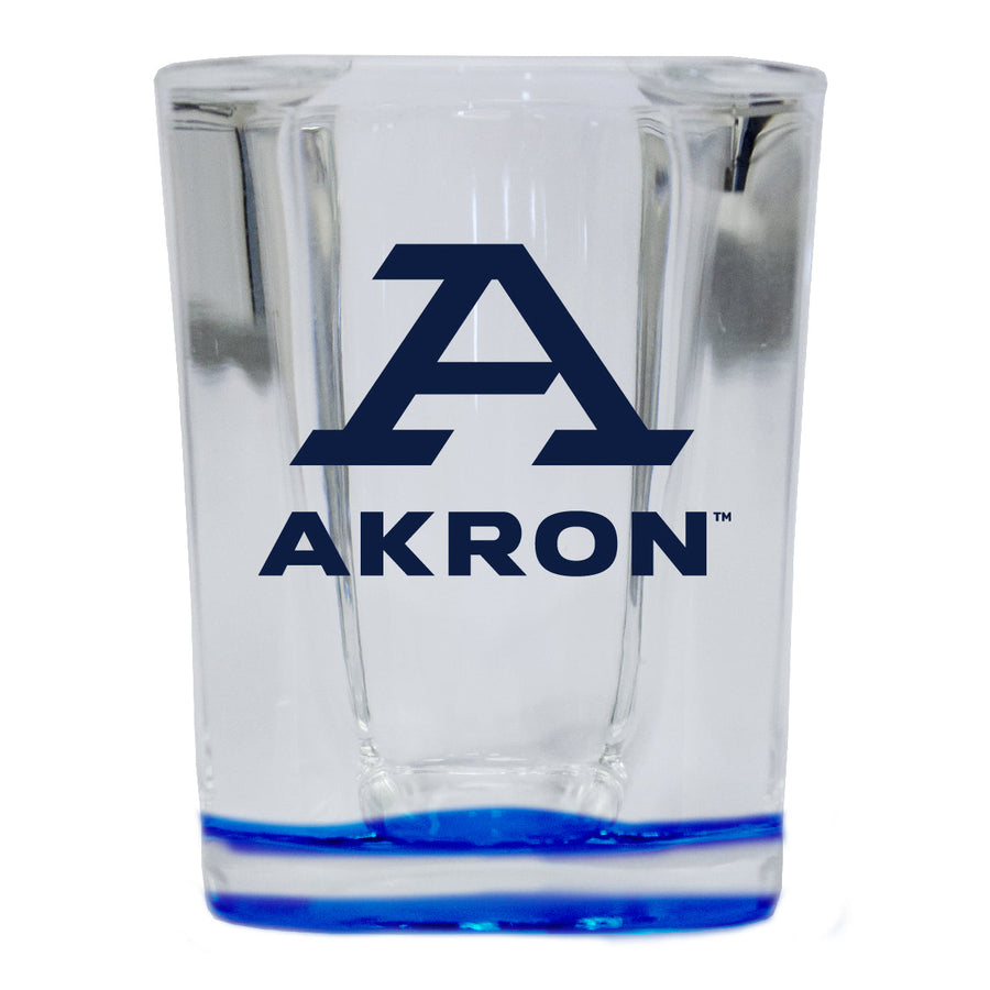 Akron Zips 2 Ounce Shot Glass Square Officially Licensed Collegiate Product Image 1