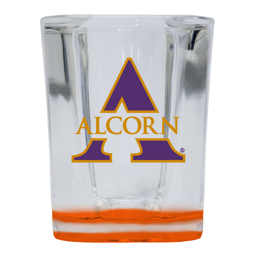 Alcorn State Braves 2 Ounce Shot Glass Square Officially Licensed Collegiate Product Image 2