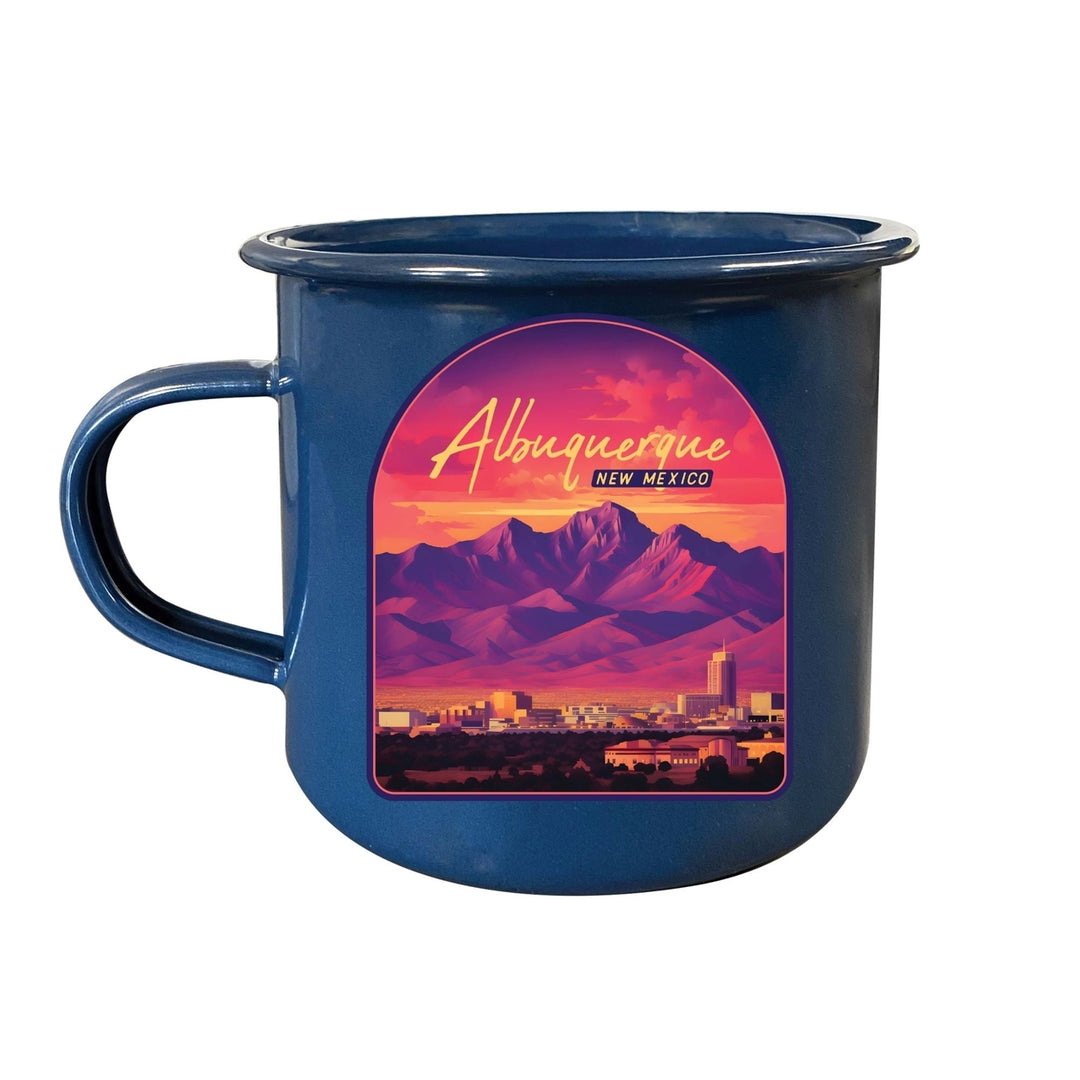 Alburqueque Mexico Design B Souvenir Tin Camper Coffee Mug Image 3