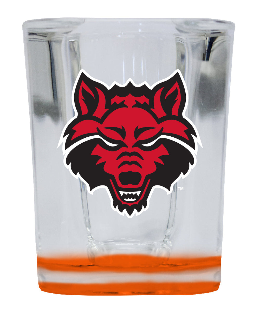 Arkansas State 2 Ounce Shot Glass Square Officially Licensed Collegiate Product Image 2