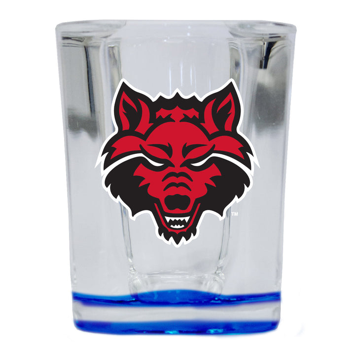 Arkansas State 2 Ounce Shot Glass Square Officially Licensed Collegiate Product Image 4