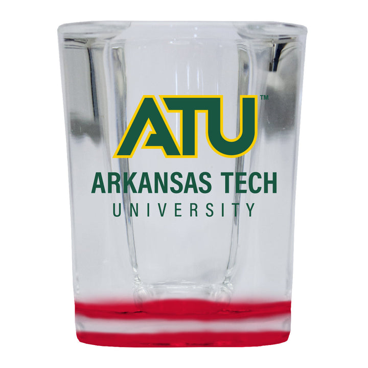 Arkansas Tech University 2 Ounce Shot Glass Square Officially Licensed Collegiate Product Image 1