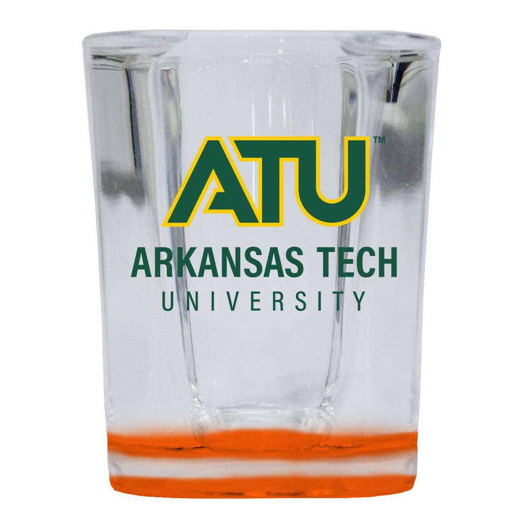 Arkansas Tech University 2 Ounce Shot Glass Square Officially Licensed Collegiate Product Image 2