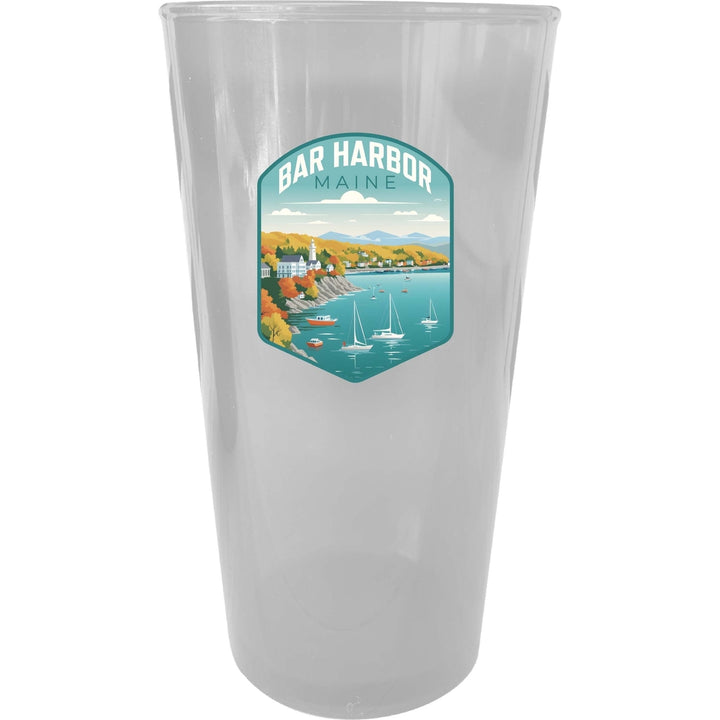 Bar Harbor Maine Design A Souvenir Plastic 16 oz pint Image 3