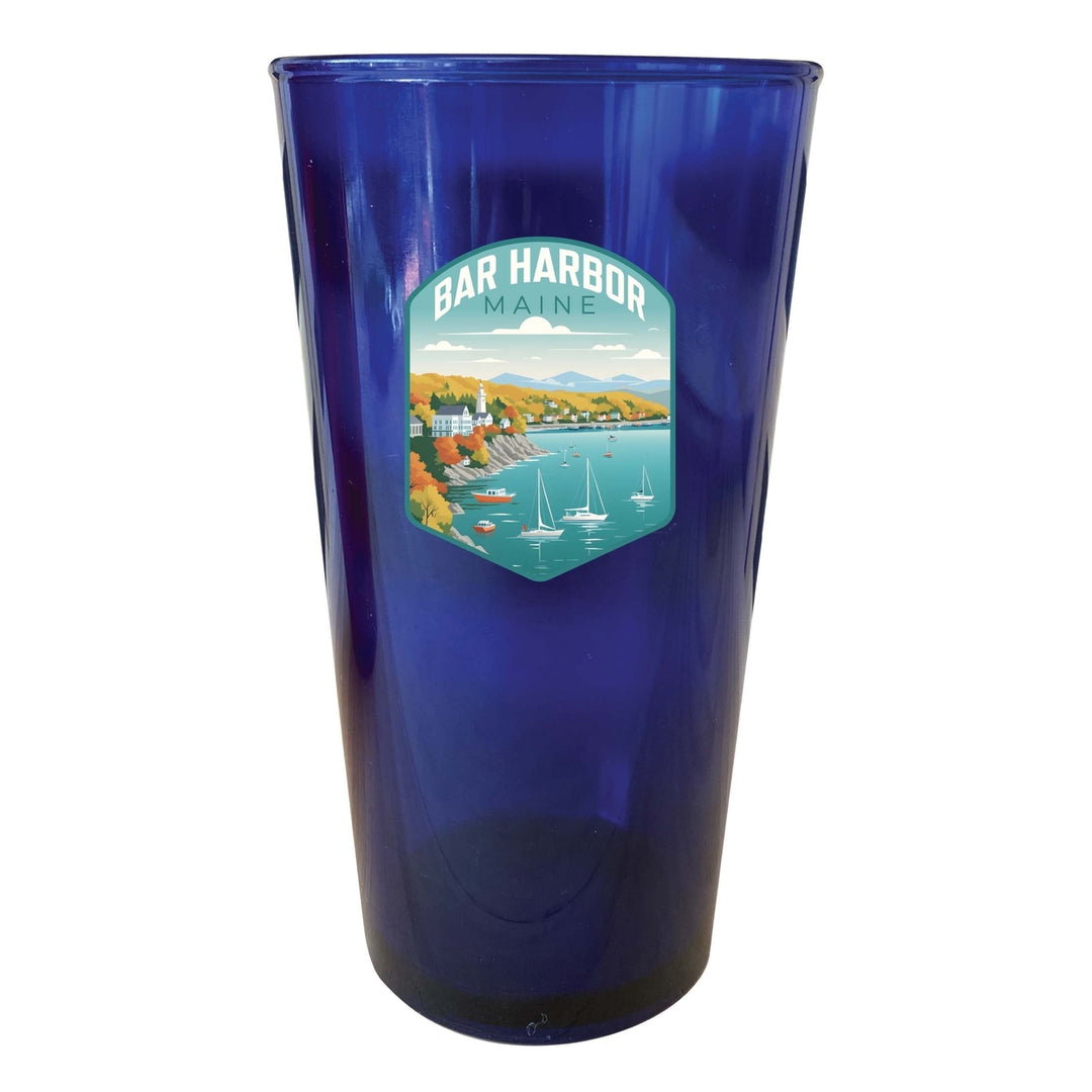 Bar Harbor Maine Design A Souvenir Plastic 16 oz pint Image 4