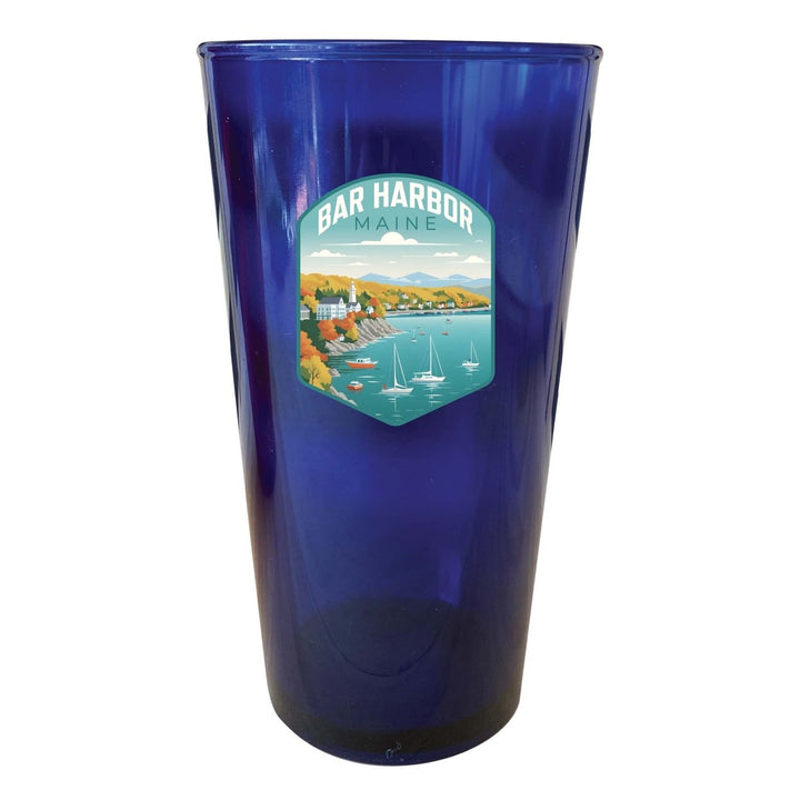 Bar Harbor Maine Design A Souvenir Plastic 16 oz pint Image 1