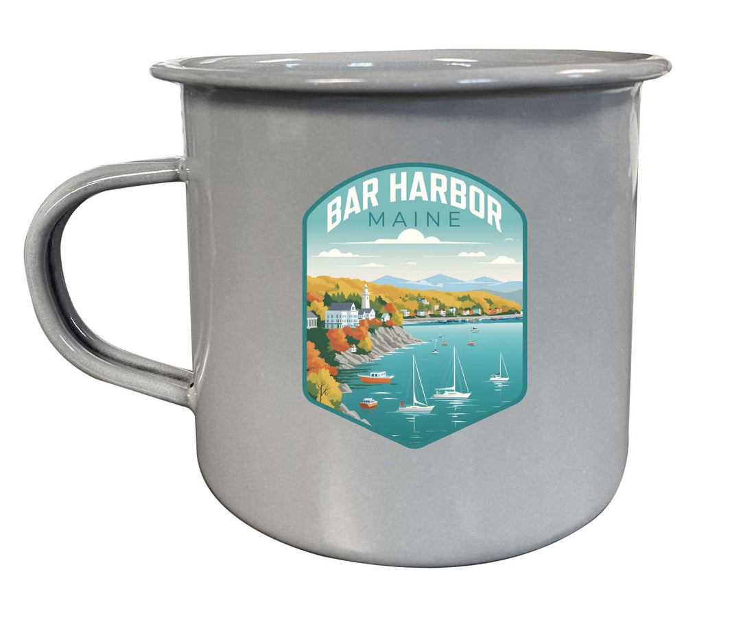 Bar Harbor Maine Design A Souvenir Tin Camper Coffee Mug Image 1