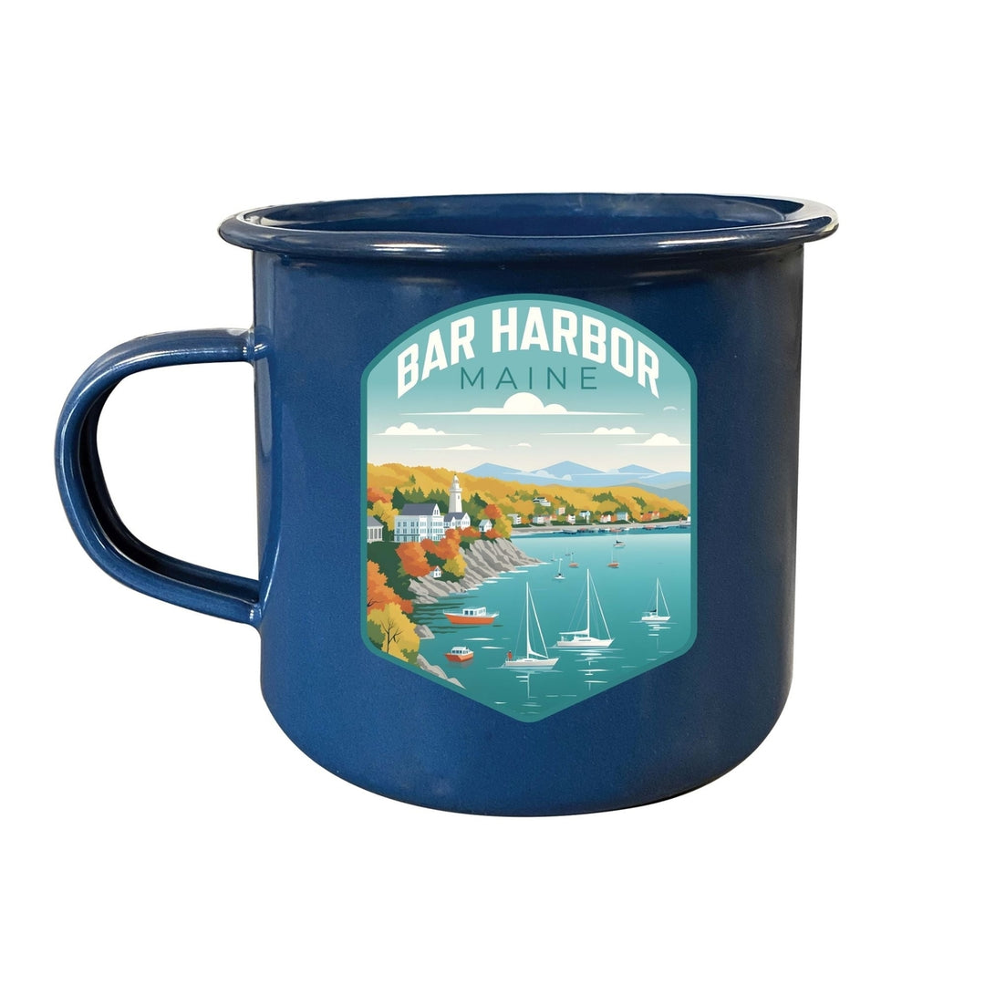 Bar Harbor Maine Design A Souvenir Tin Camper Coffee Mug Image 3