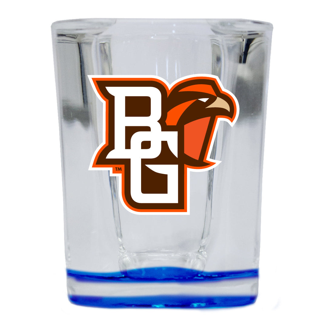 Bowling Green Falcons 2 Ounce Shot Glass Square Officially Licensed Collegiate Product Image 4