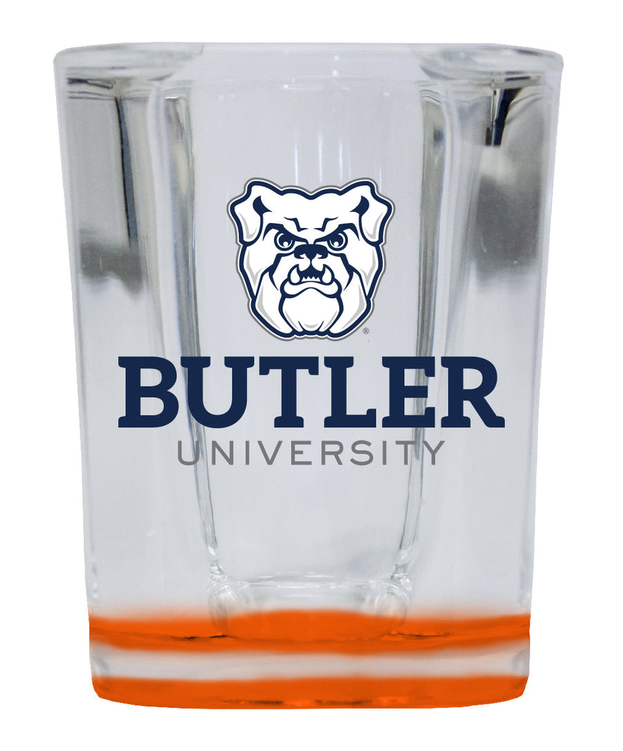 Butler Bulldogs 2 Ounce Shot Glass Square Officially Licensed Collegiate Product Image 1