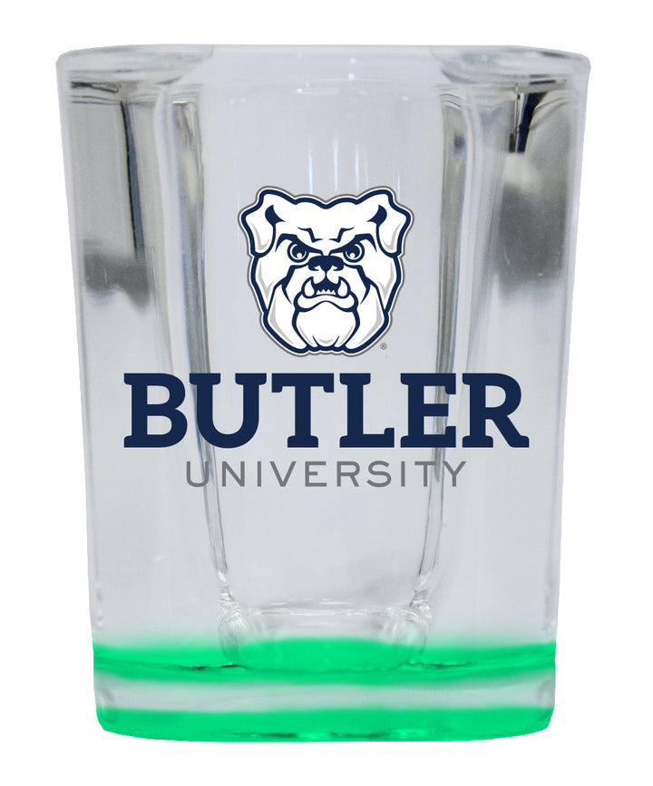 Butler Bulldogs 2 Ounce Shot Glass Square Officially Licensed Collegiate Product Image 3