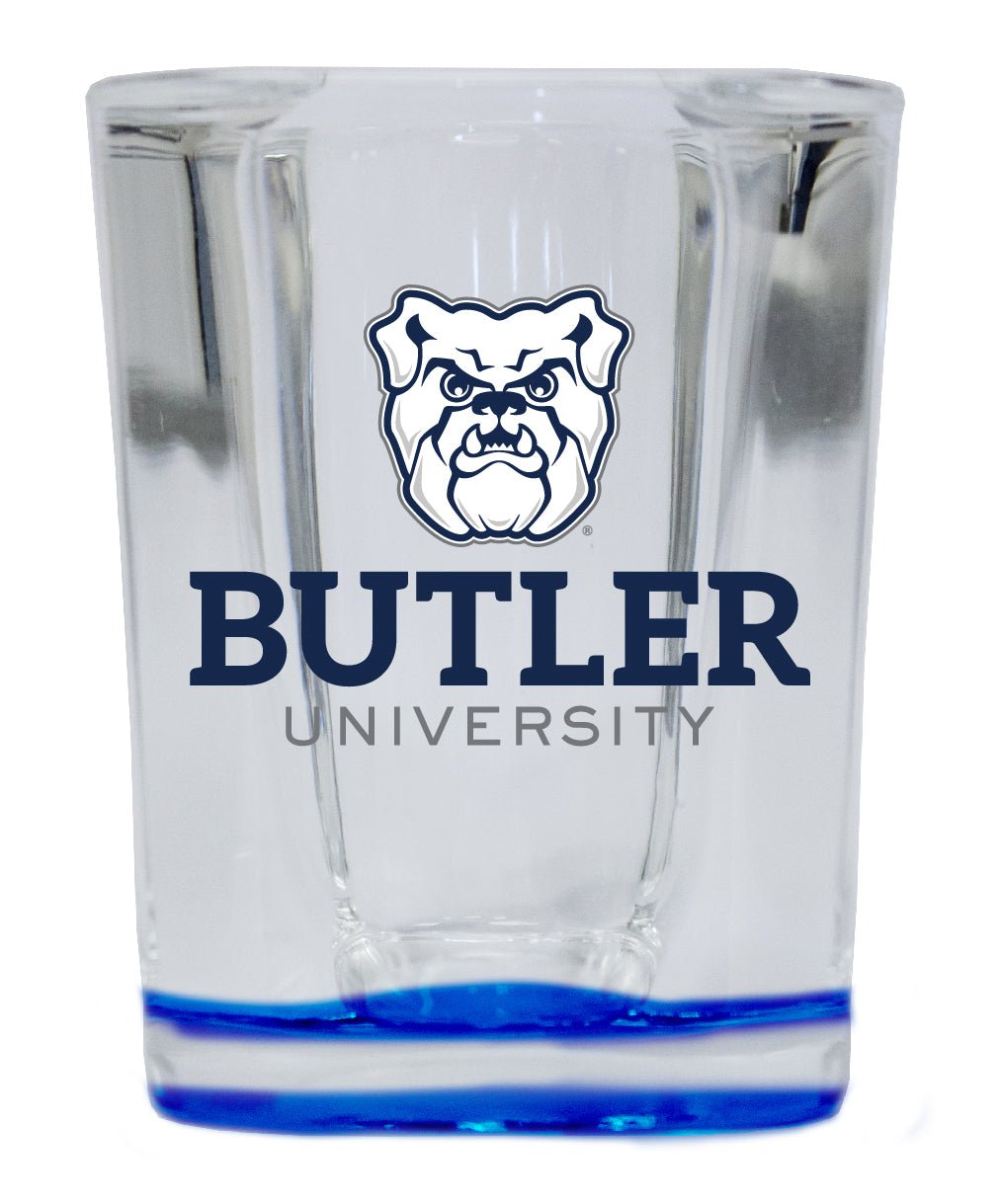 Butler Bulldogs 2 Ounce Shot Glass Square Officially Licensed Collegiate Product Image 1