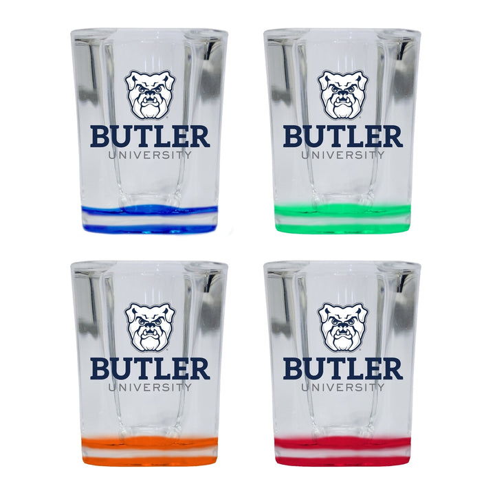 Butler Bulldogs 2 Ounce Shot Glass Square Officially Licensed Collegiate Product Image 4