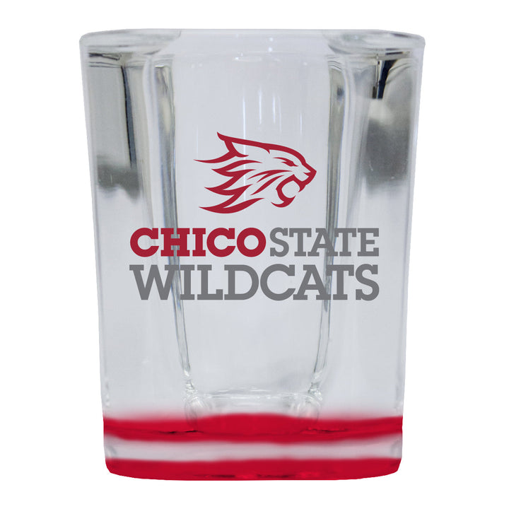 California State University Chico 2 Ounce Shot Glass Square Officially Licensed Collegiate Product Image 2