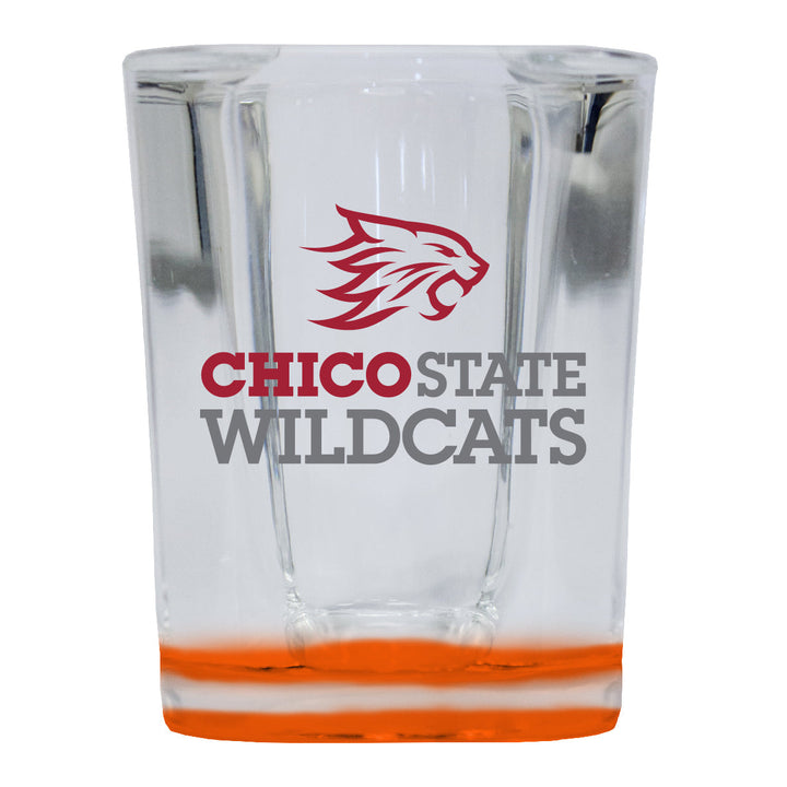 California State University Chico 2 Ounce Shot Glass Square Officially Licensed Collegiate Product Image 3