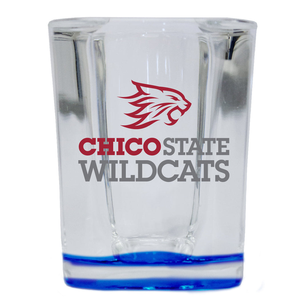 California State University Chico 2 Ounce Shot Glass Square Officially Licensed Collegiate Product Image 4