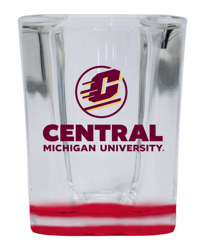 Central Michigan University 2 Ounce Shot Glass Square Officially Licensed Collegiate Product Image 1