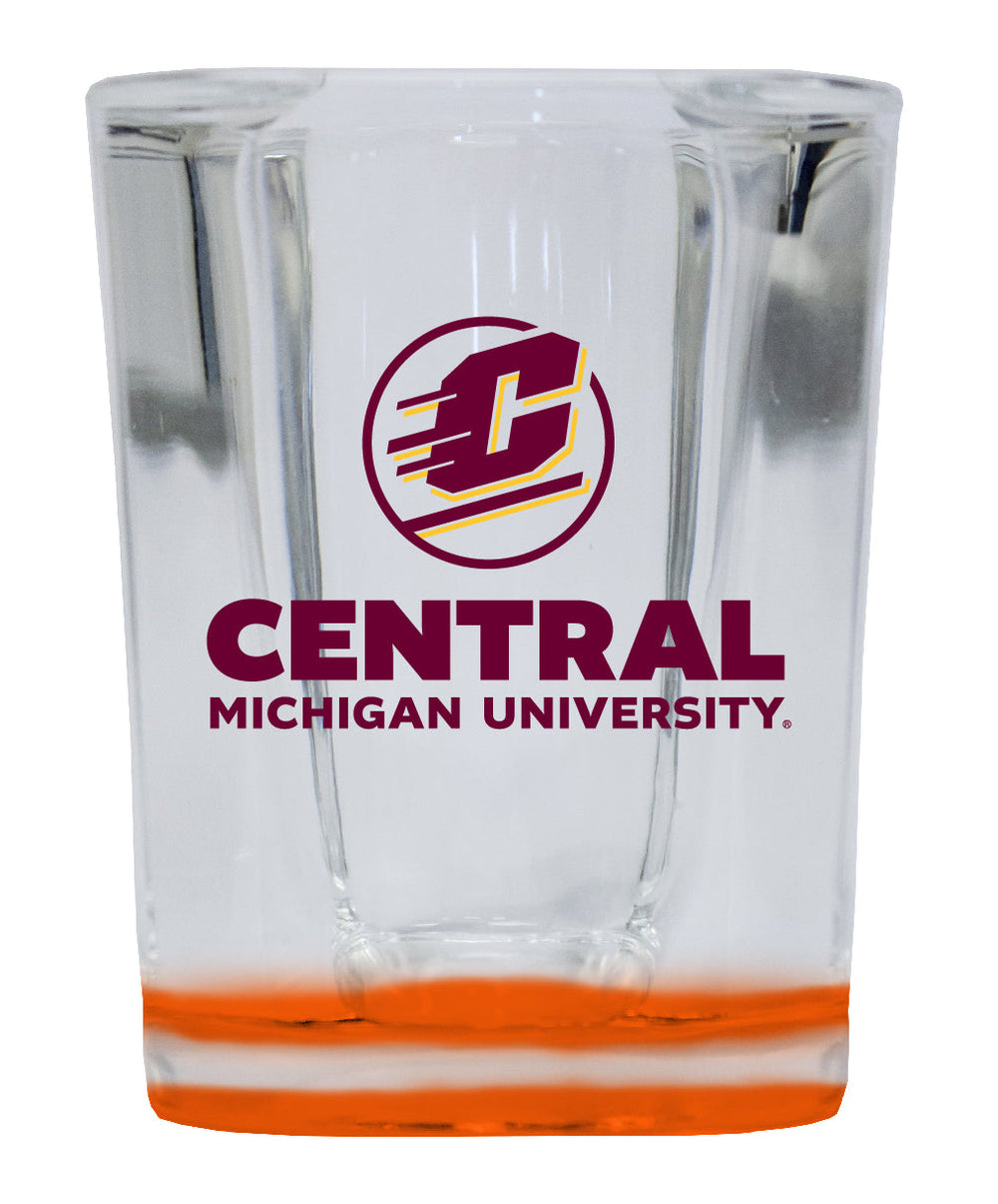 Central Michigan University 2 Ounce Shot Glass Square Officially Licensed Collegiate Product Image 2