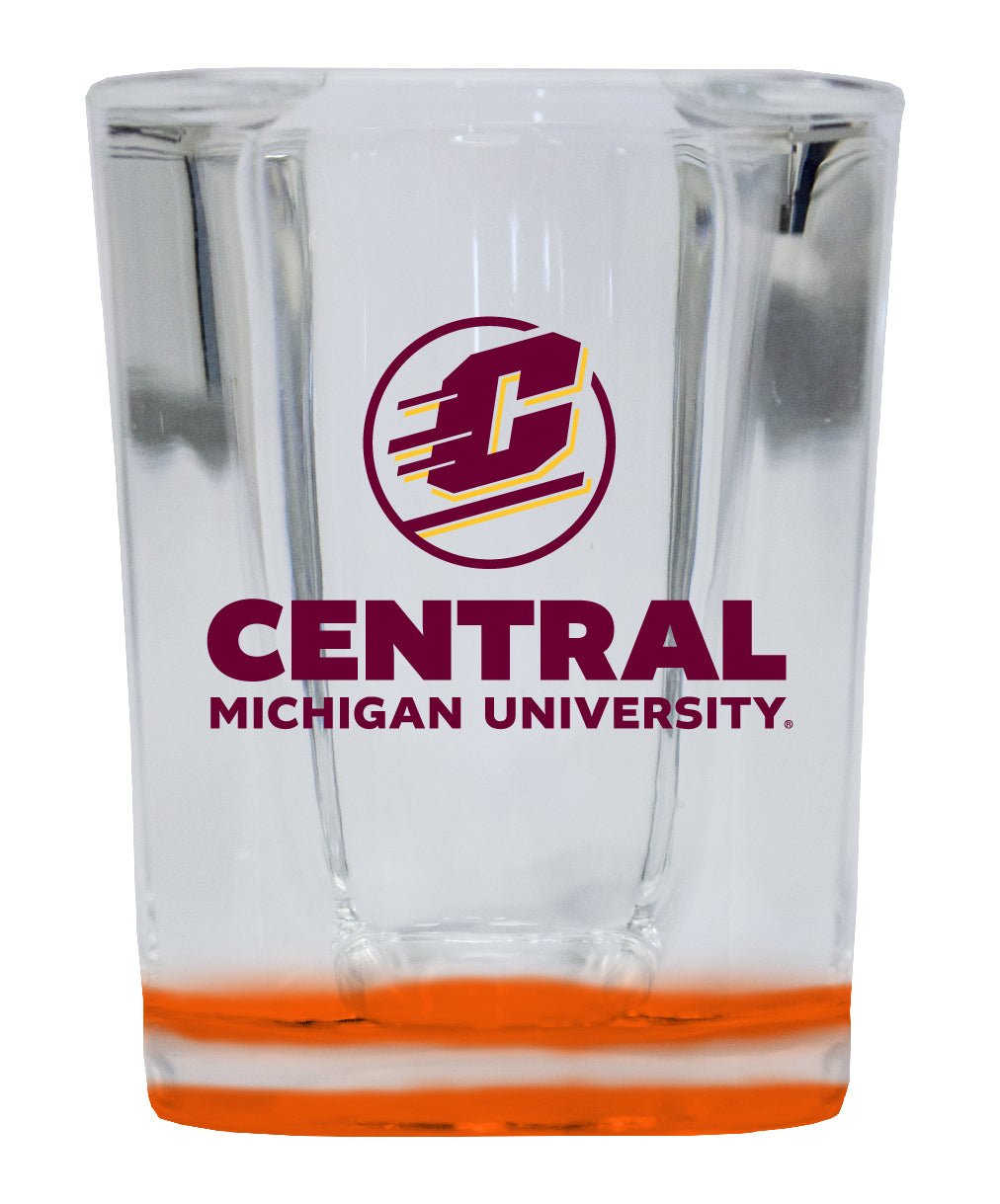 Central Michigan University 2 Ounce Shot Glass Square Officially Licensed Collegiate Product Image 1