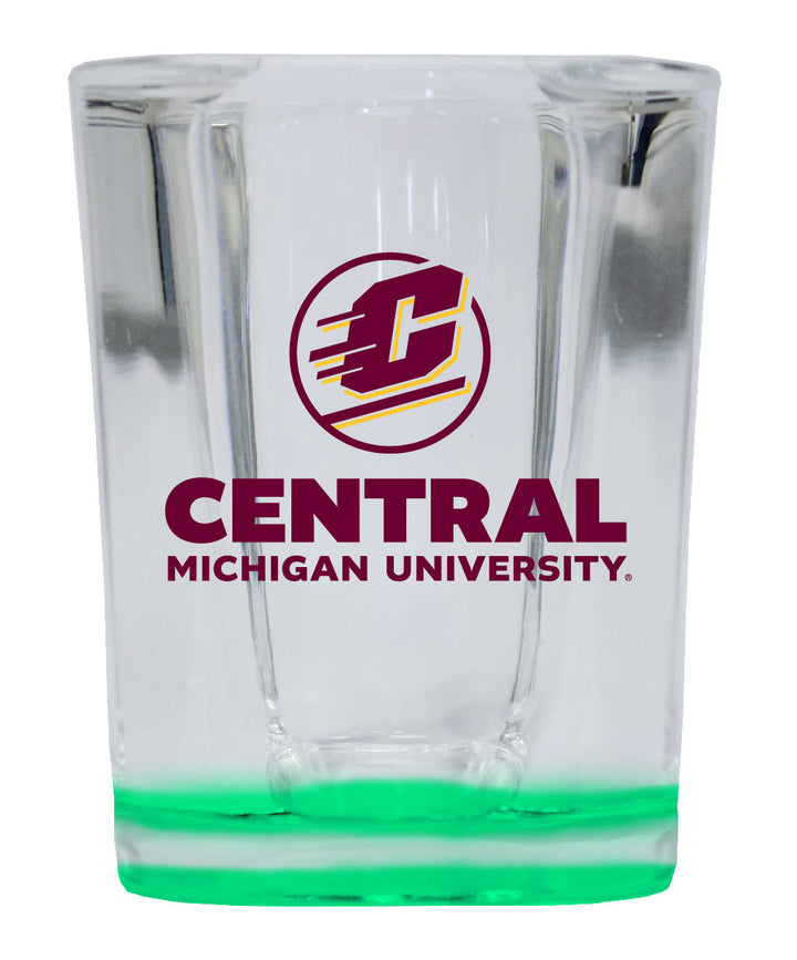 Central Michigan University 2 Ounce Shot Glass Square Officially Licensed Collegiate Product Image 3