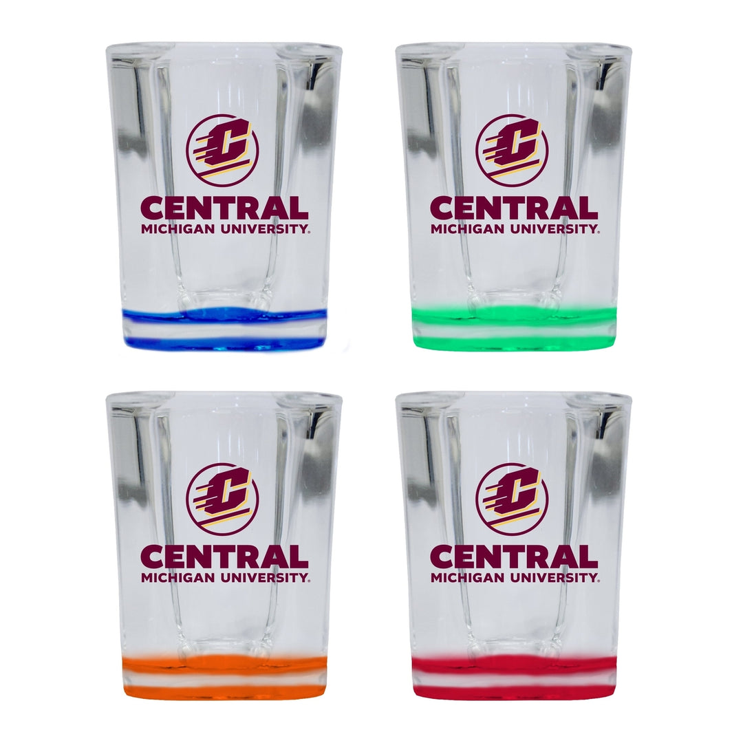 Central Michigan University 2 Ounce Shot Glass Square Officially Licensed Collegiate Product Image 4