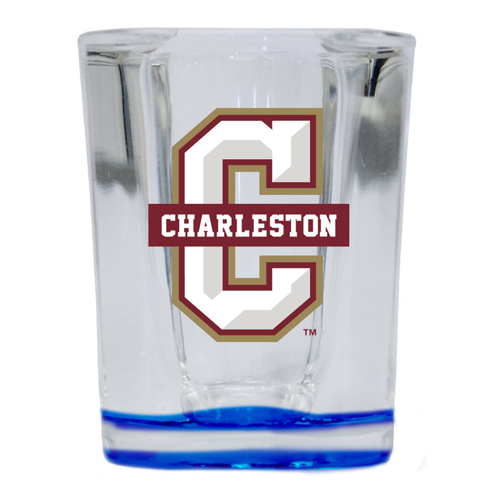 College of Charleston 2 Ounce Shot Glass Square Officially Licensed Collegiate Product Image 4