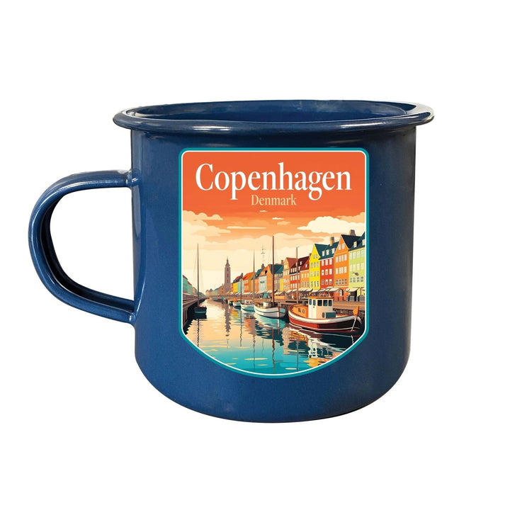 Copenhagen Denmark Design A Souvenir Tin Camper Coffee Mug Image 3