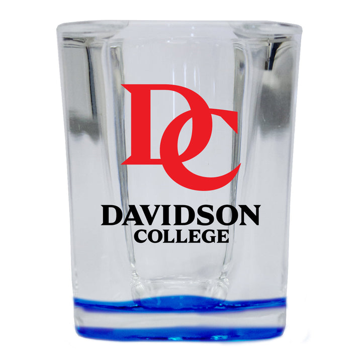 Davidson College 2 Ounce Shot Glass Square Officially Licensed Collegiate Product Image 4