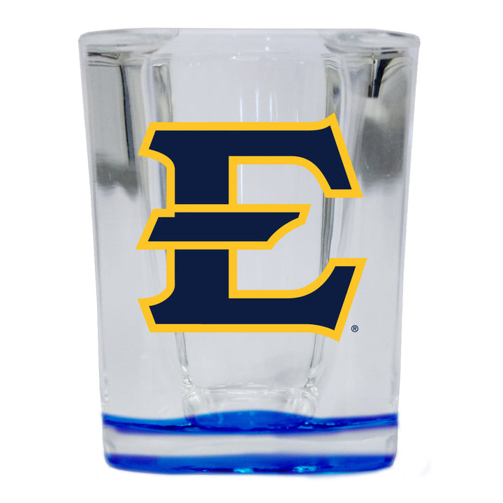 East Tennessee State University 2 Ounce Shot Glass Square Officially Licensed Collegiate Product Image 4