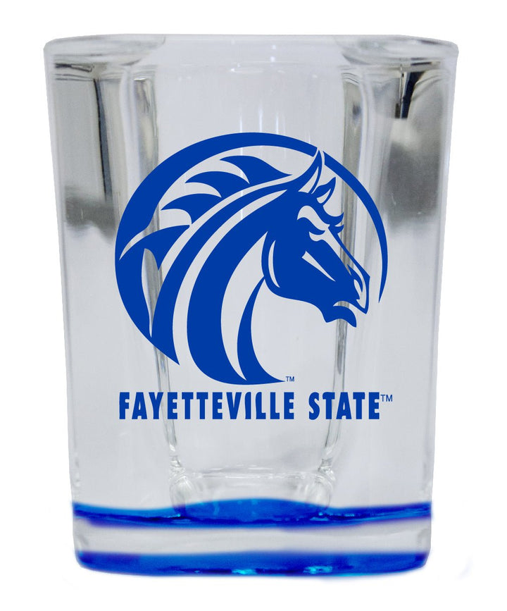 Fayetteville State University 2 Ounce Shot Glass Square Officially Licensed Collegiate Product Image 1