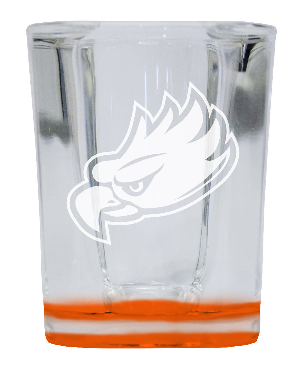 Florida Gulf Coast Eagles 2 Ounce Engraved Shot Glass Square Officially Licensed Collegiate Product Image 2