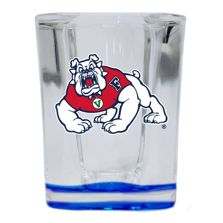 Fresno State Bulldogs 2 Ounce Shot Glass Square Officially Licensed Collegiate Product Image 4