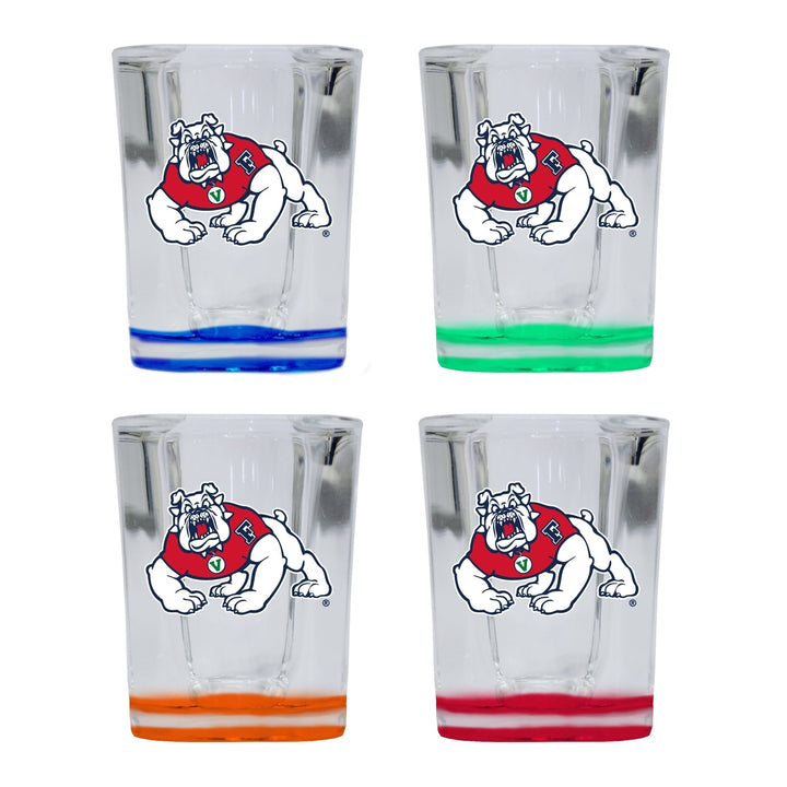 Fresno State Bulldogs 2 Ounce Shot Glass Square Officially Licensed Collegiate Product Image 4