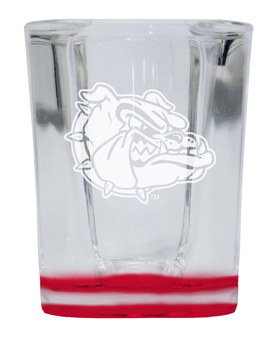 Gonzaga Bulldogs 2 Ounce Engraved Shot Glass Square Officially Licensed Collegiate Product Image 1