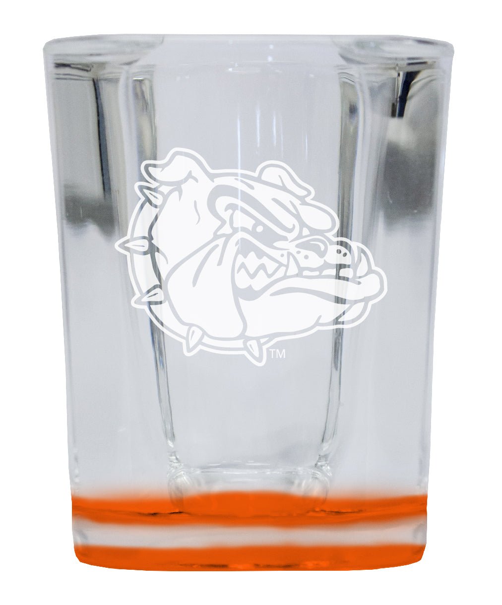 Gonzaga Bulldogs 2 Ounce Engraved Shot Glass Square Officially Licensed Collegiate Product Image 1