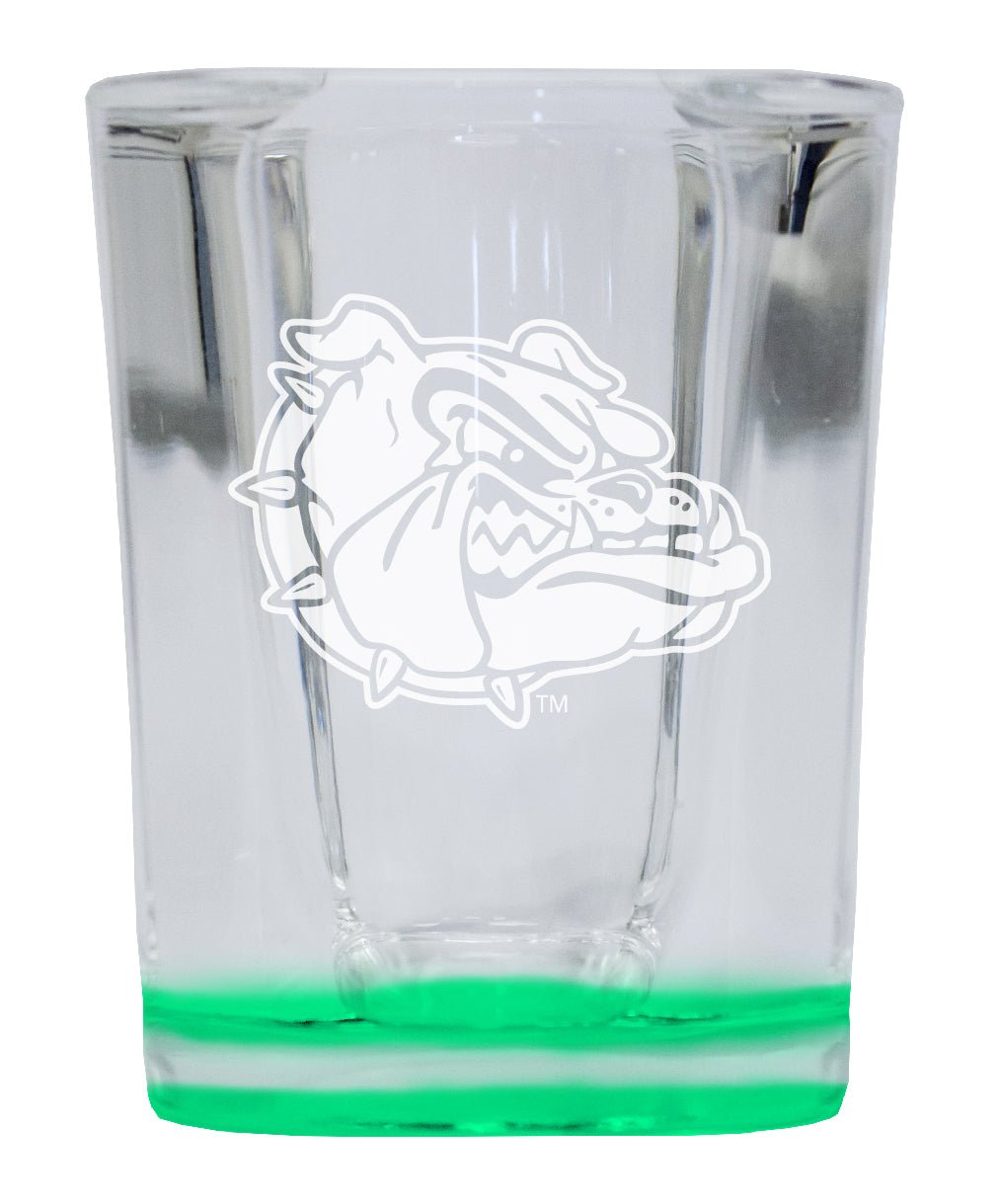 Gonzaga Bulldogs 2 Ounce Engraved Shot Glass Square Officially Licensed Collegiate Product Image 1