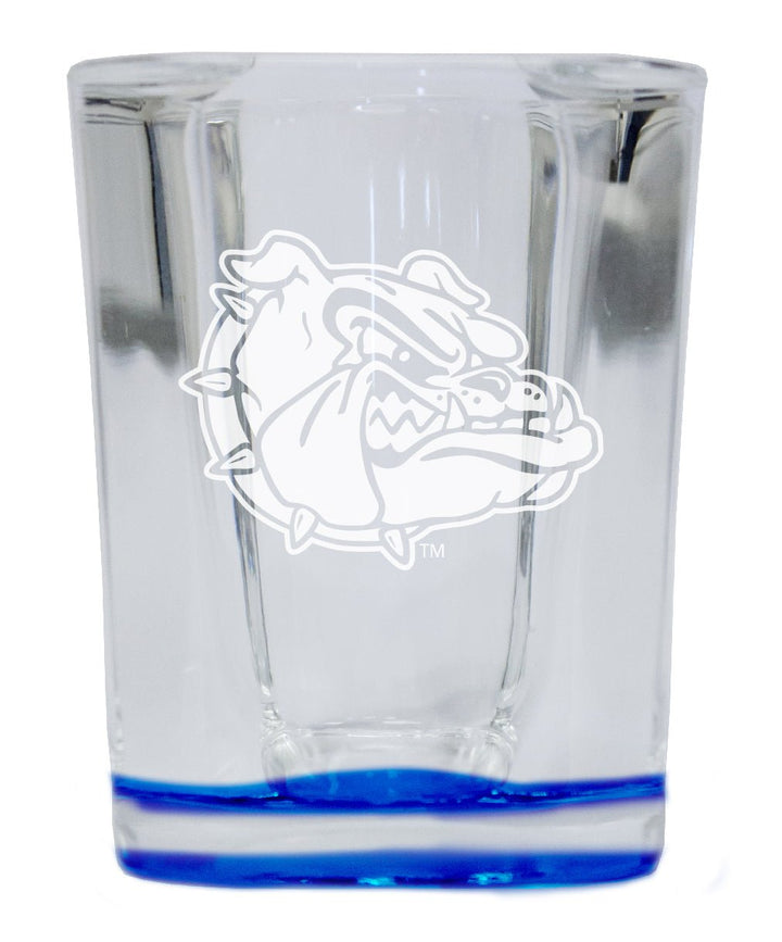 Gonzaga Bulldogs 2 Ounce Engraved Shot Glass Square Officially Licensed Collegiate Product Image 1