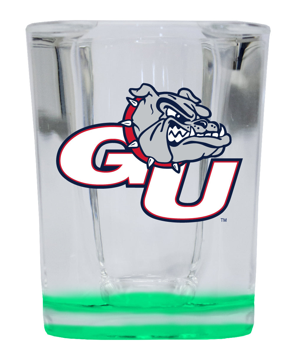 Gonzaga Bulldogs 2 Ounce Shot Glass Square Officially Licensed Collegiate Product Image 3