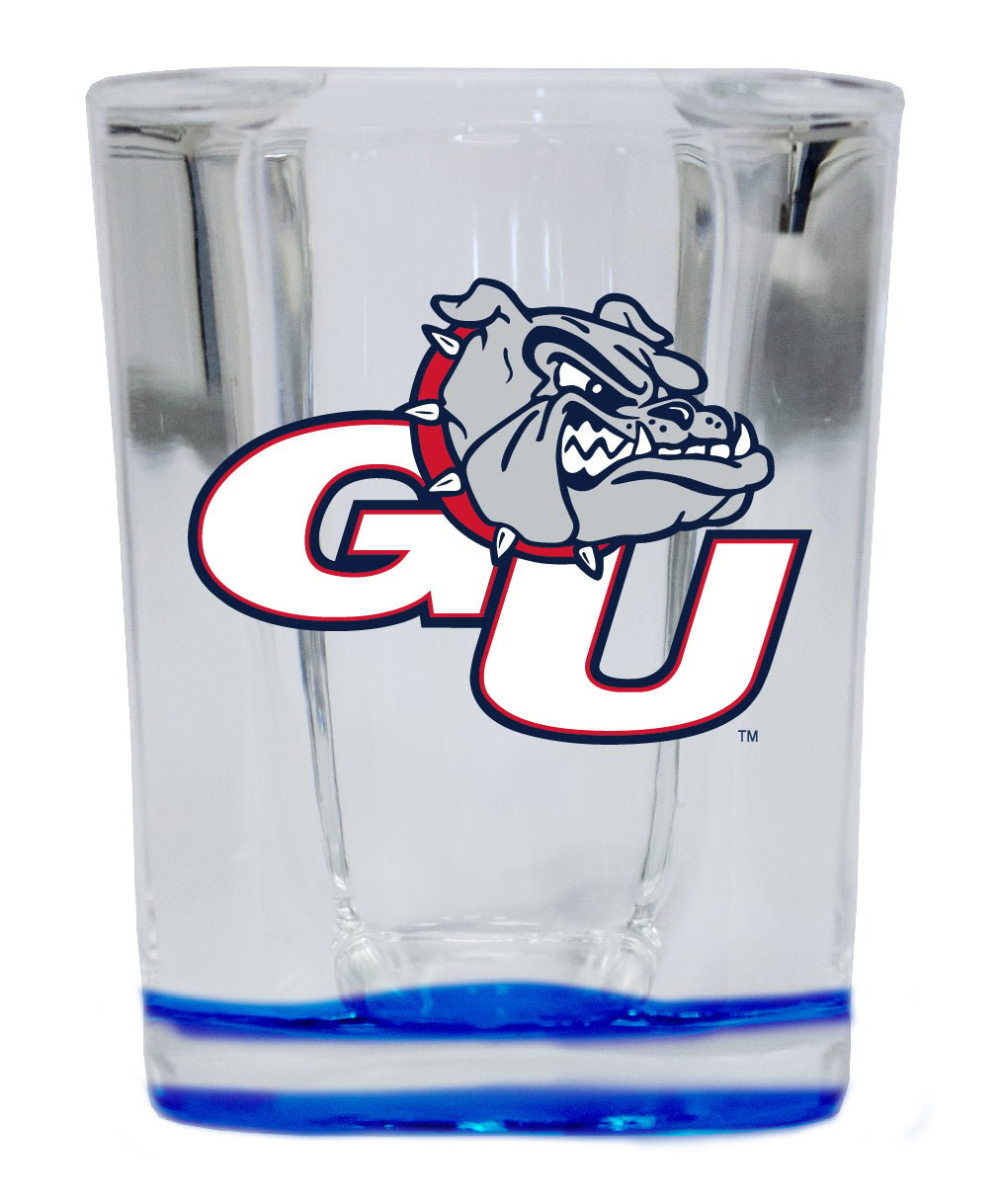 Gonzaga Bulldogs 2 Ounce Shot Glass Square Officially Licensed Collegiate Product Image 1