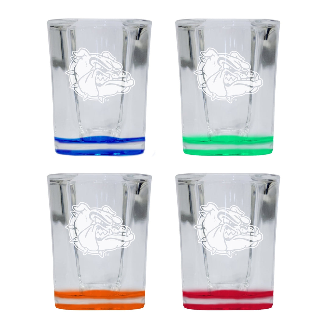 Gonzaga Bulldogs 2 Ounce Engraved Shot Glass Square Officially Licensed Collegiate Product Image 4