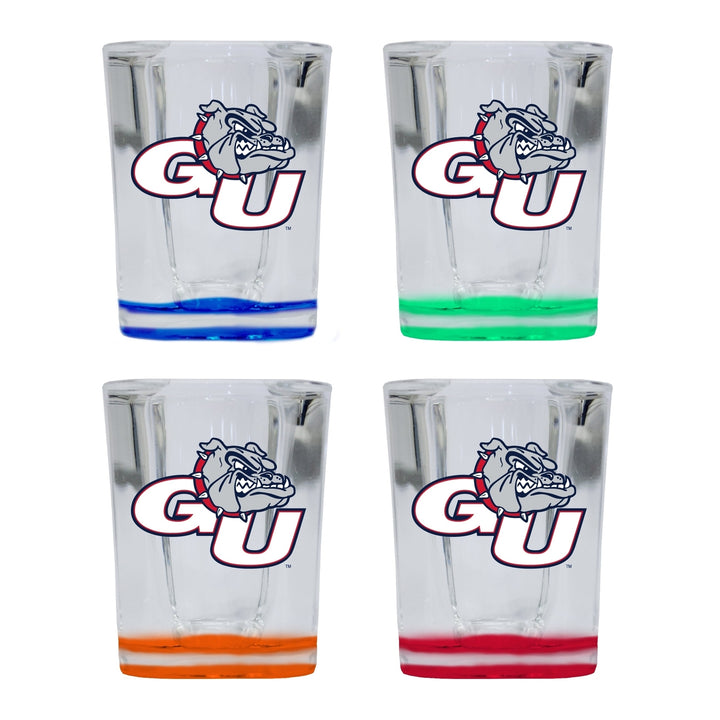 Gonzaga Bulldogs 2 Ounce Shot Glass Square Officially Licensed Collegiate Product Image 4