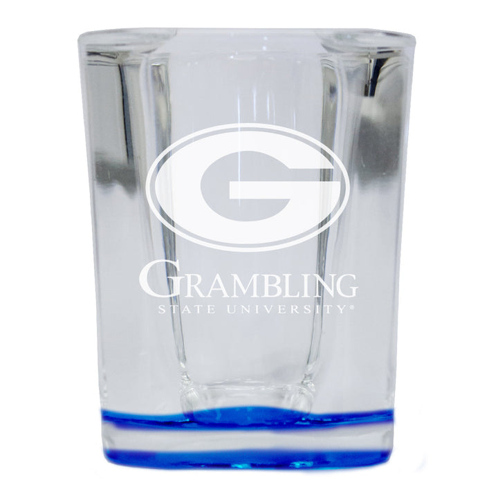 Grambling State Tigers 2 Ounce Engraved Shot Glass Square Officially Licensed Collegiate Product Image 4