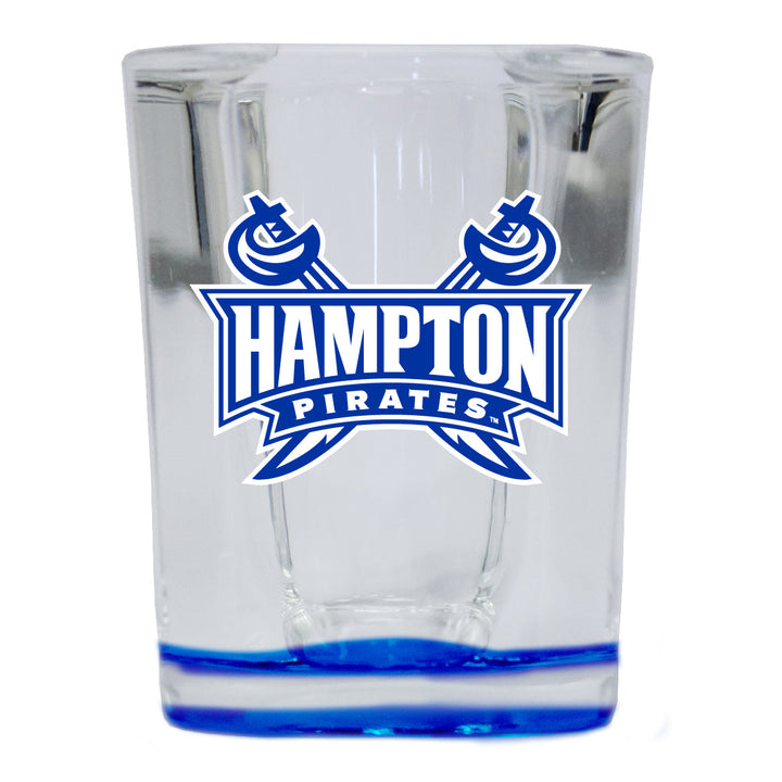 Hampton University 2 Ounce Shot Glass Square Officially Licensed Collegiate Product Image 4